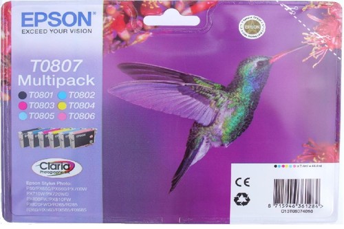 Epson original t0807 6er set - original,